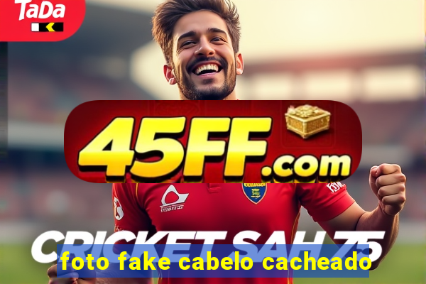 foto fake cabelo cacheado
